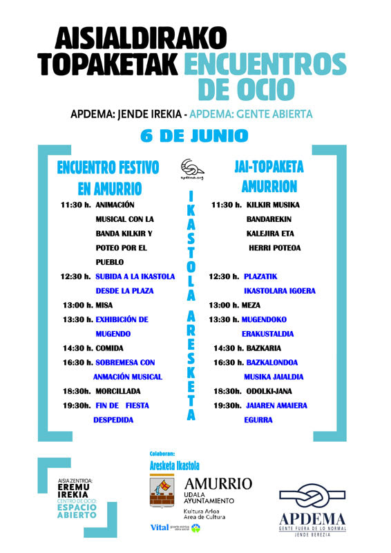 Apdema; Cartel Fiesta de Amurrio 2015