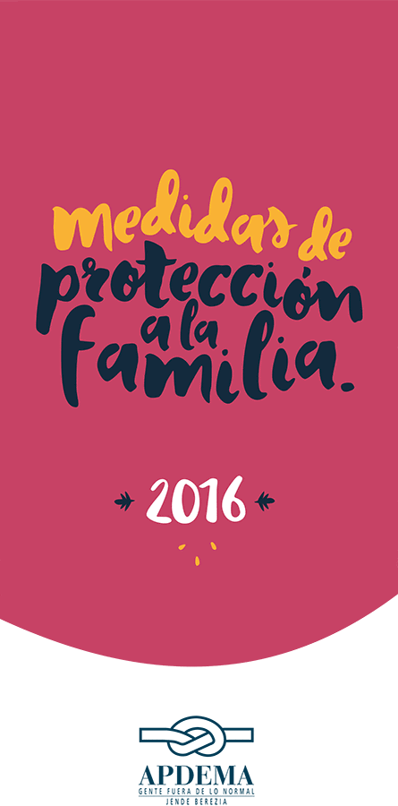 Apdema; Medidas de protección a familias 2016