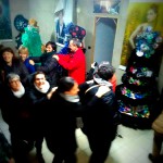 Apdema; Gazte Alaiak visita la exposición de trajes de carnaval