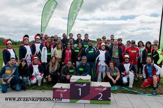 Voluntarios en la quinta edición de la Carrera de la Batalla.