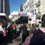 Voluntarios en la "3ª Marcha contra el Cáncer"