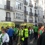 Voluntarios en la "3ª Marcha contra el Cáncer"