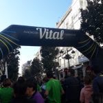 Voluntarios en la "3ª Marcha contra el Cáncer"