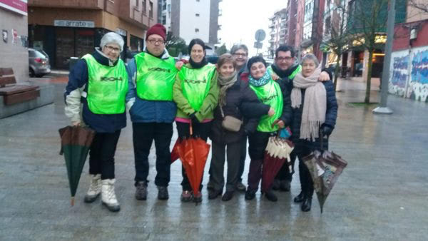 Voluntarios en la sexta edición de la Carrera por la Igualdad “Amurrioko Herri-Krosa - Berdintasunaren Aldeko”