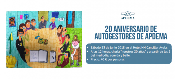 20 años de Autogestores en Apdema